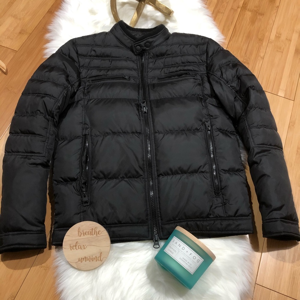 Men Guess black Jacket , casual Jacket, winter